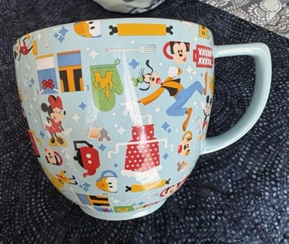 Disney Mousewares Mickey Mouse Large Light Blue Stoneware Mixing Bowl 84 oz